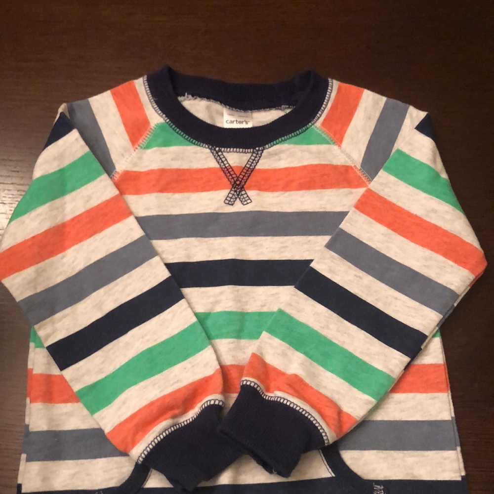 Striped romper